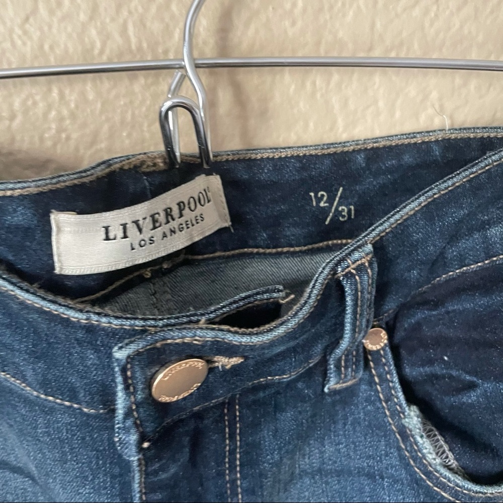 Liverpool Sadie High Waist Straight Leg Crop Jean - Picture 5 of 8